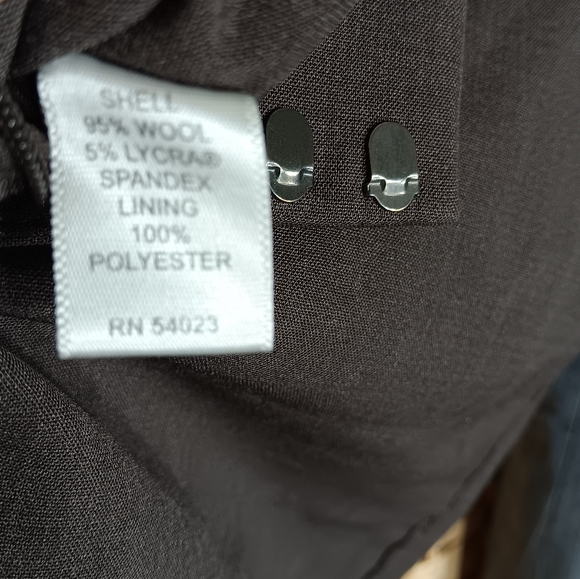 Banana Republic Harrison Fit Wool Blend Trousers 0 Xs - Picture 7 of 7